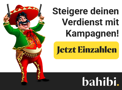 Bahibi Wettquoten Darstellung mit Mariachi Figur und Einzahlen Button